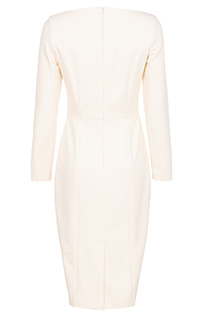 Midi haljina sa dugim rukavima i šlicem pozadi Tiffany Production